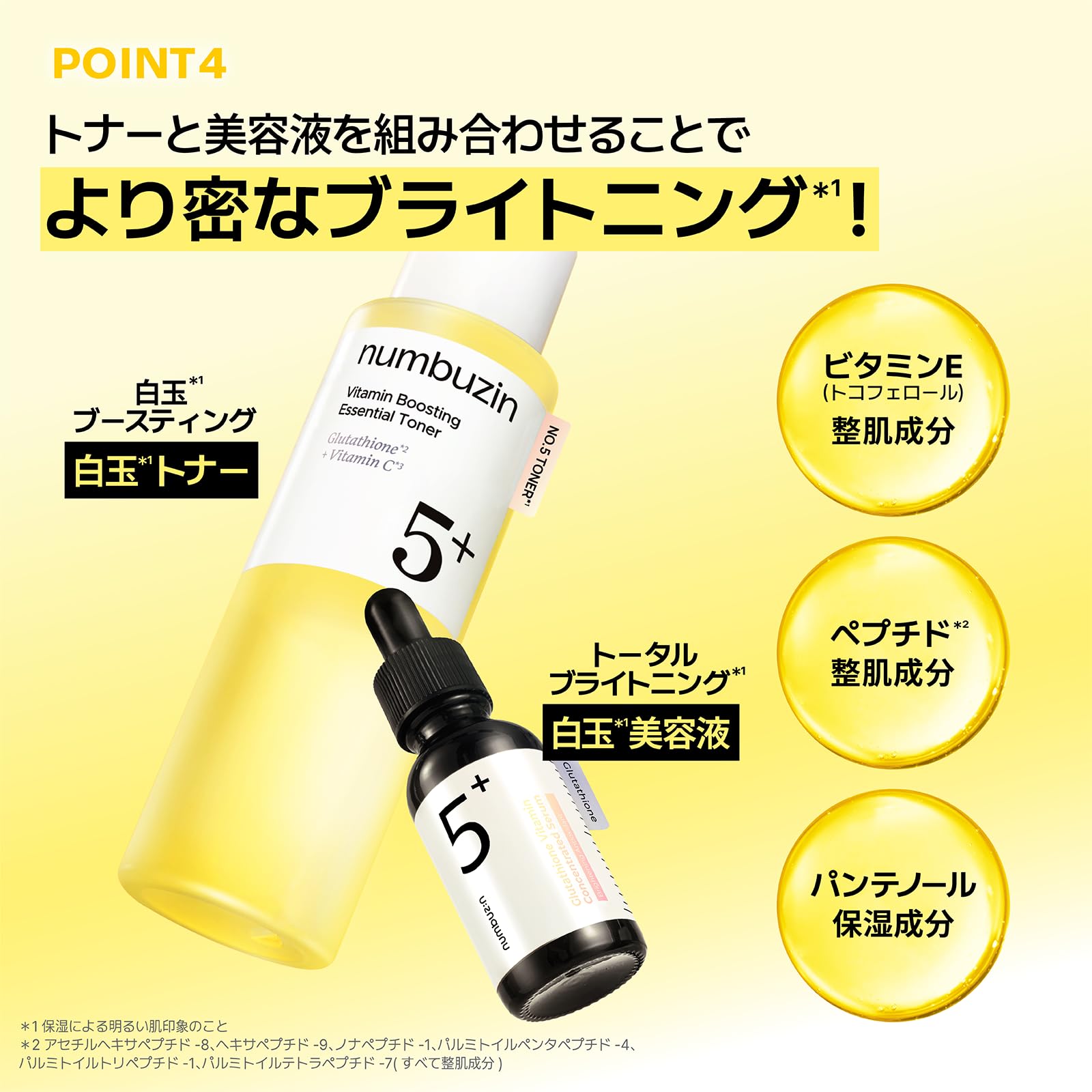 Amazon | ナンバーズイン(numbuzin) 5番 白玉グルタチオンCトナー
